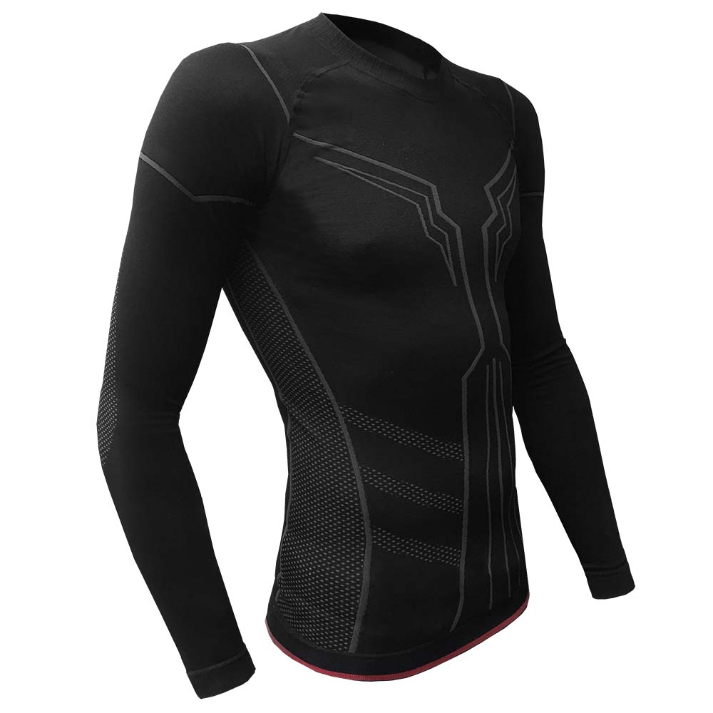 Funkier Bluza termica FUNKIER Merano Kids Seamless Tech Baselayer - Black 12/14 ani (XXS/XS)
