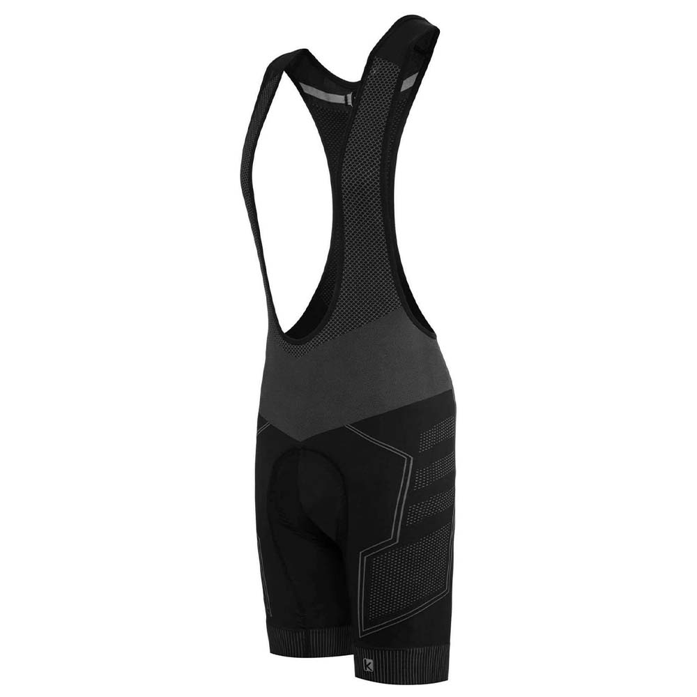 Funkier Pantaloni scurti cu bretele FUNKIER Potenza Elite fara cusaturi - Black/Grey XL/2XL