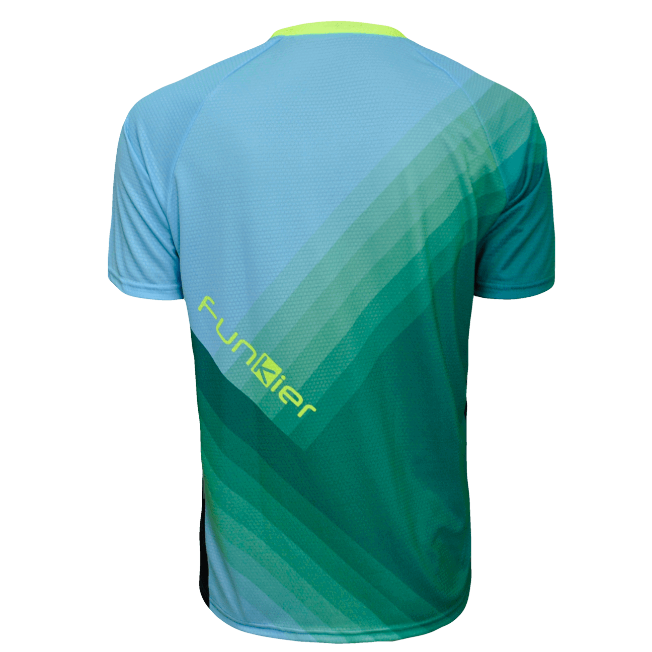 Funkier Tricou FUNKIER Termoli Enduro Men S/S - Blue/Green
