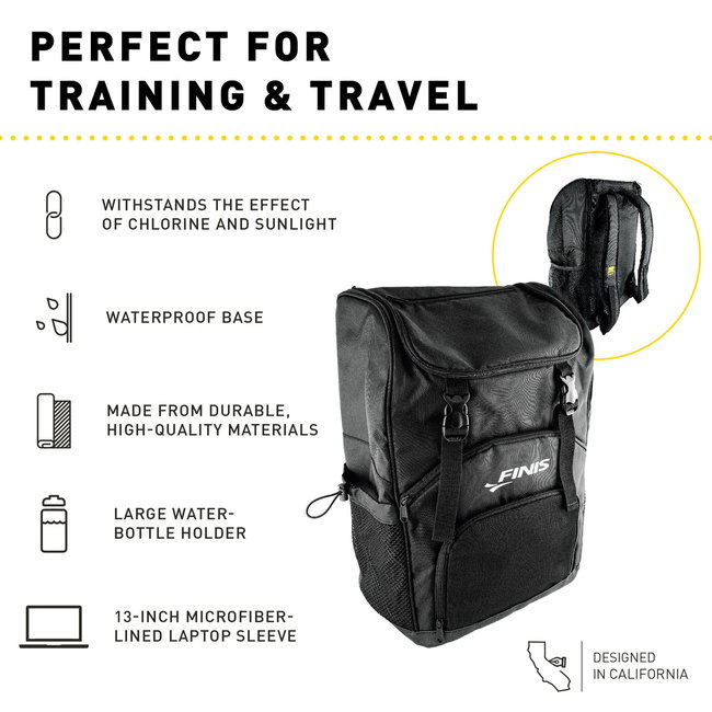 Finis - rucsac echipament inot Team Backpack - albastru negru