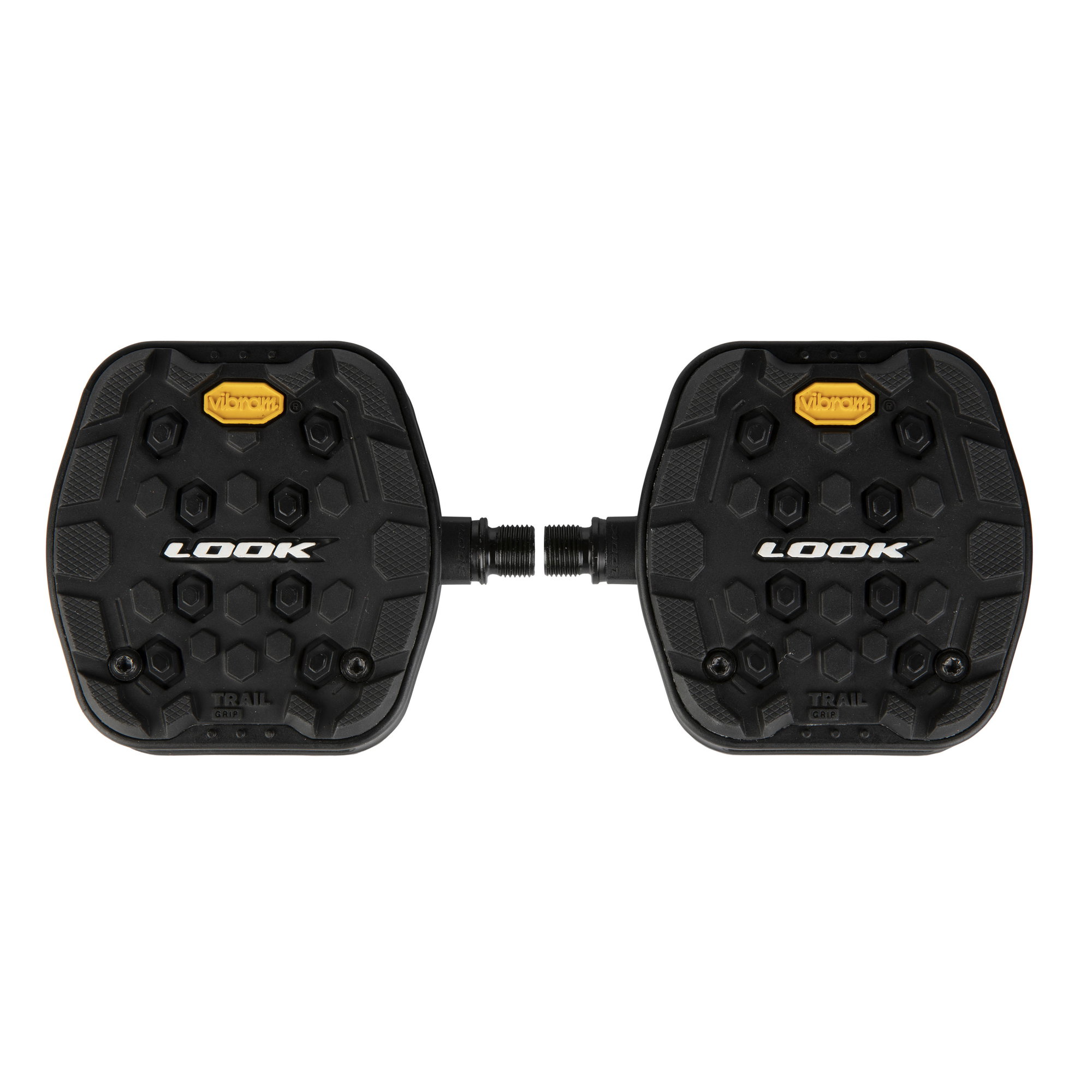 Bicycle Pedals Look - pedale flat pentru MTB - Trail Grip cu Vibram - negru