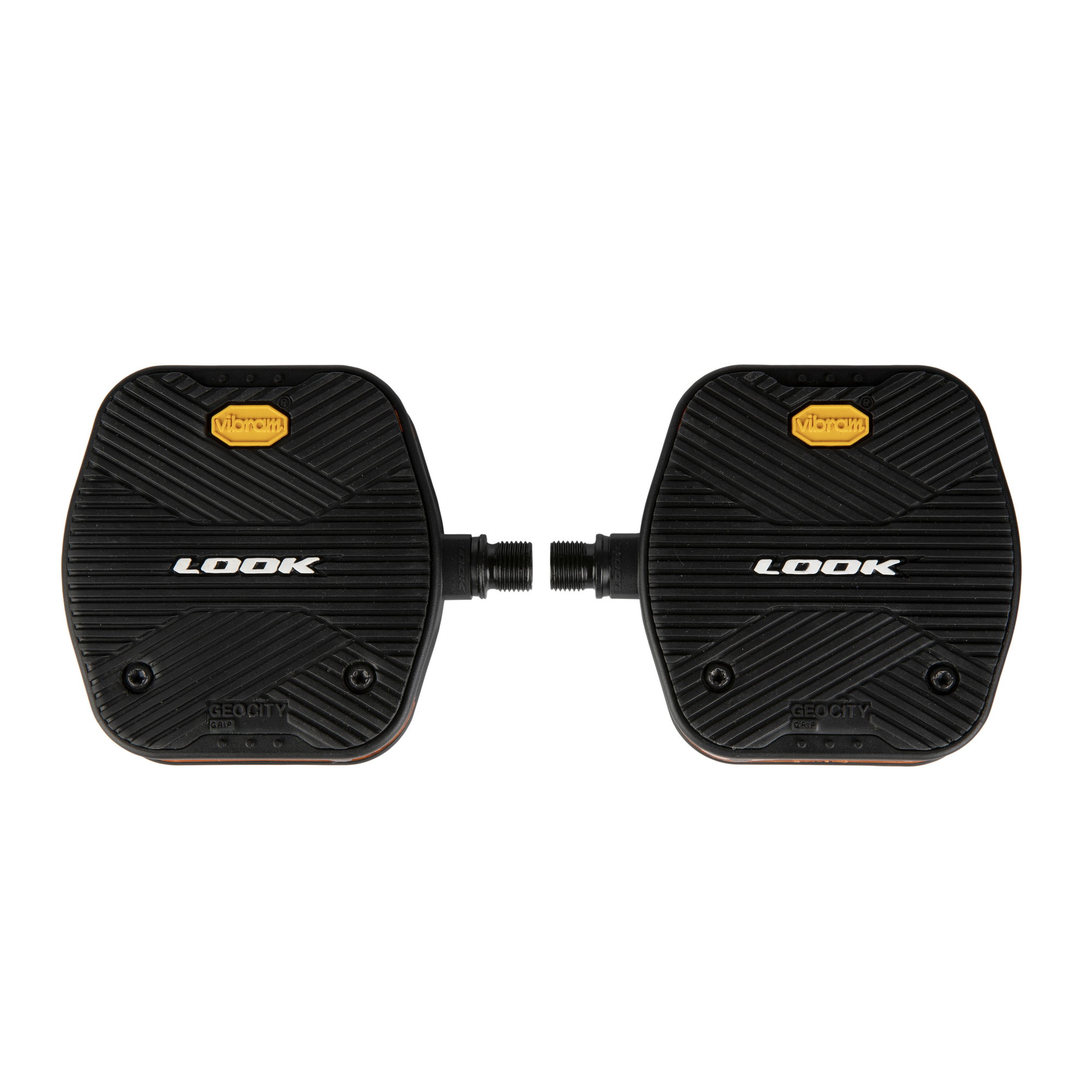 Bicycle Pedals Look - pedale flat pentru oras cu Vibram - Geo City Vision Grip
