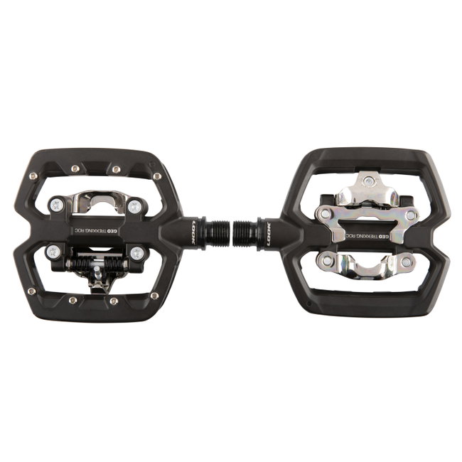Look - pedale trekking hibride flat/ clipless SPD cu lumina - Geo Trekking Roc Vision