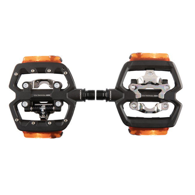Look - pedale trekking hibride flat/ clipless SPD cu lumina - Geo Trekking Roc Vision