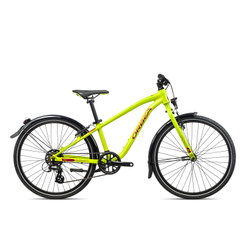 Orbea - bicicleta copii MX 24 Park - galben fluo-rosu