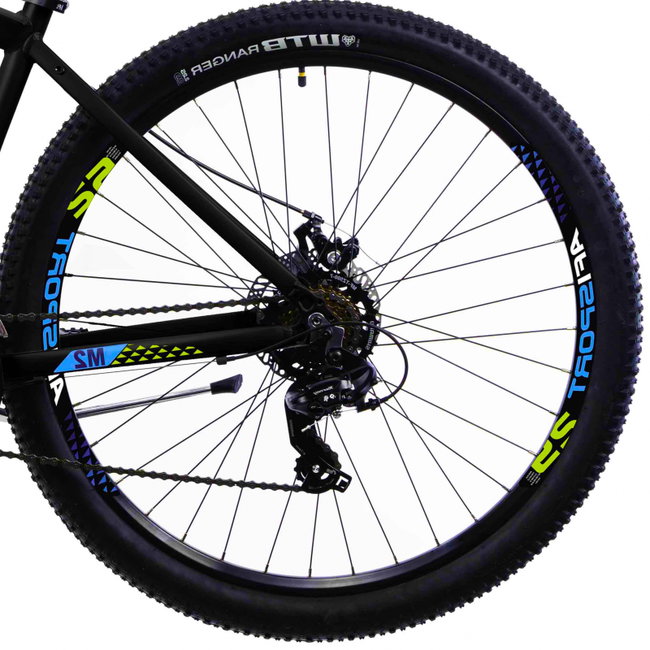 Bicicleta Mtb Afisport M2 - 29 inch, L, Negru