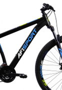 Bicicleta Mtb Afisport M2 - 29 inch, L, Negru
