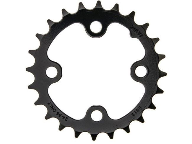 Foaie Angrenaj Sram Mtb BCD64 V1 - Otel, 24T, Negru