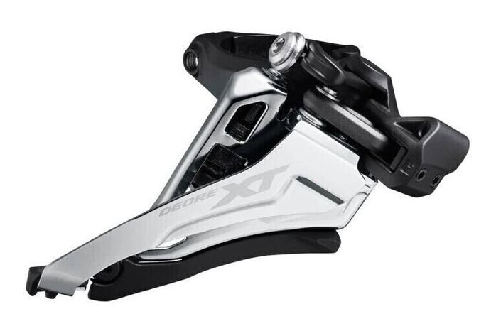 Bicycle Derailleurs Schimbator fata Shimano Deore XT, FD-M8100-M, pentru 2 X 12 Viteze, tragere sus, colier 34.9mm, max 36-38T, CL: 48.8 51.8mm