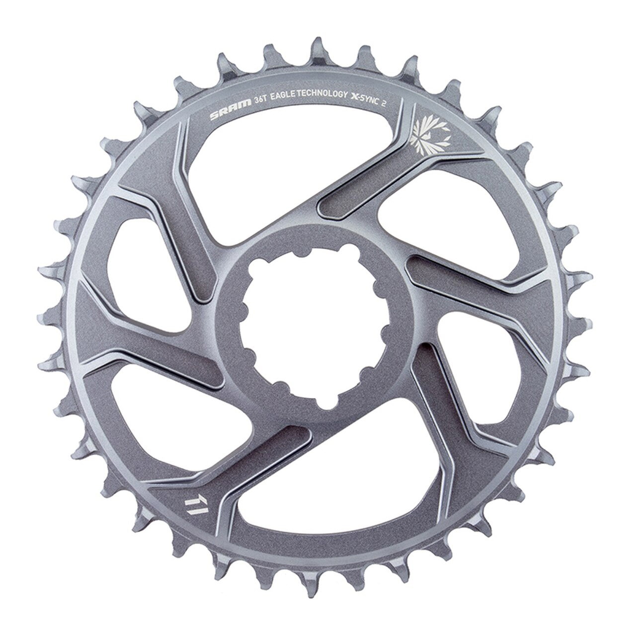 Bicycle Bottom Brackets Foaie angrenaj Sram X-Sync2 Eagle 12vit, 36T DirectMount, offset6, Alu CNC, 90gr