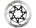 Rotor disc Sram CenterLine 2P, IS6, diam 140mm, spider Alu, centru negru