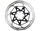 Rotor disc Sram CenterLine 2P, IS6, diam 140mm, spider Alu, centru negru