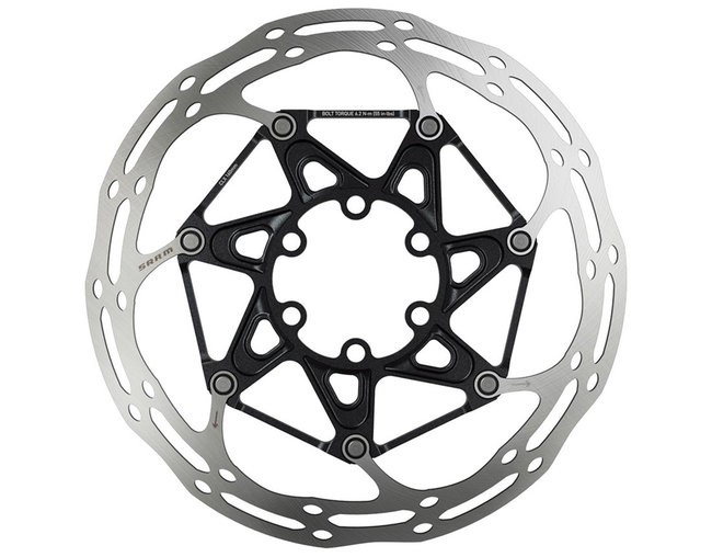 Rotor disc Sram CenterLine 2P, IS6, diam 140mm, spider Alu, centru negru