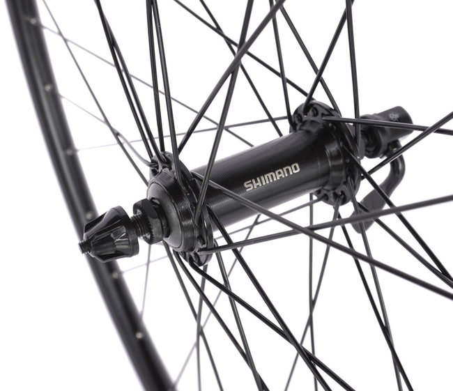 Roata Bicicleta Fata Atlas 28 , 622X18, V-Brk, Spite Ngr, Butuc Shimano Hb-Tx500,Ax Qr9,36H,1040G,Neagra