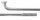 Spite Devron Tip J Argintii, Set 100Buc 178Mm