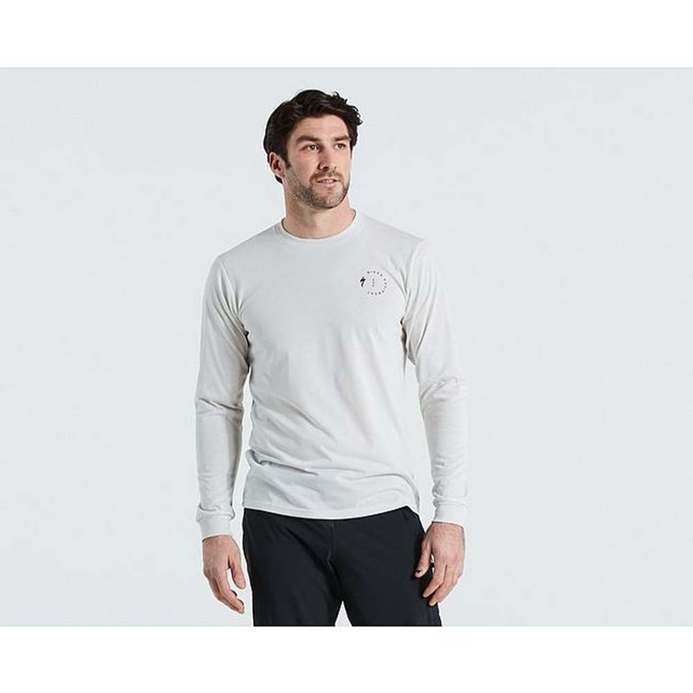 Specialized Tricou SPECIALIZED Stoke LS - Dove Grey