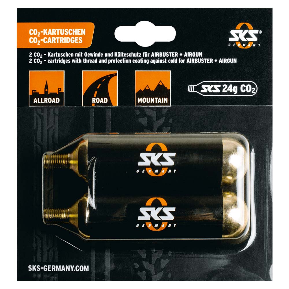 SKS Germany Cartus CO2 SKS 24g pentru Airbuster (2 buc) - cu filet