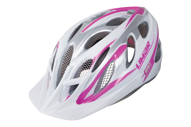Casca LIMAR 690 - Alb Roz M (52-57cm)