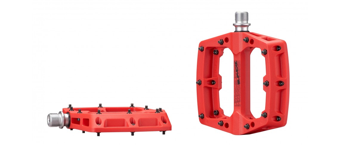 Bicycle Pedals Pedale SUPACAZ Smash Thermopoly - Red