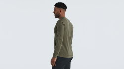 Tricou SPECIALIZED Men's Trail Power Grid LS - Oak Green