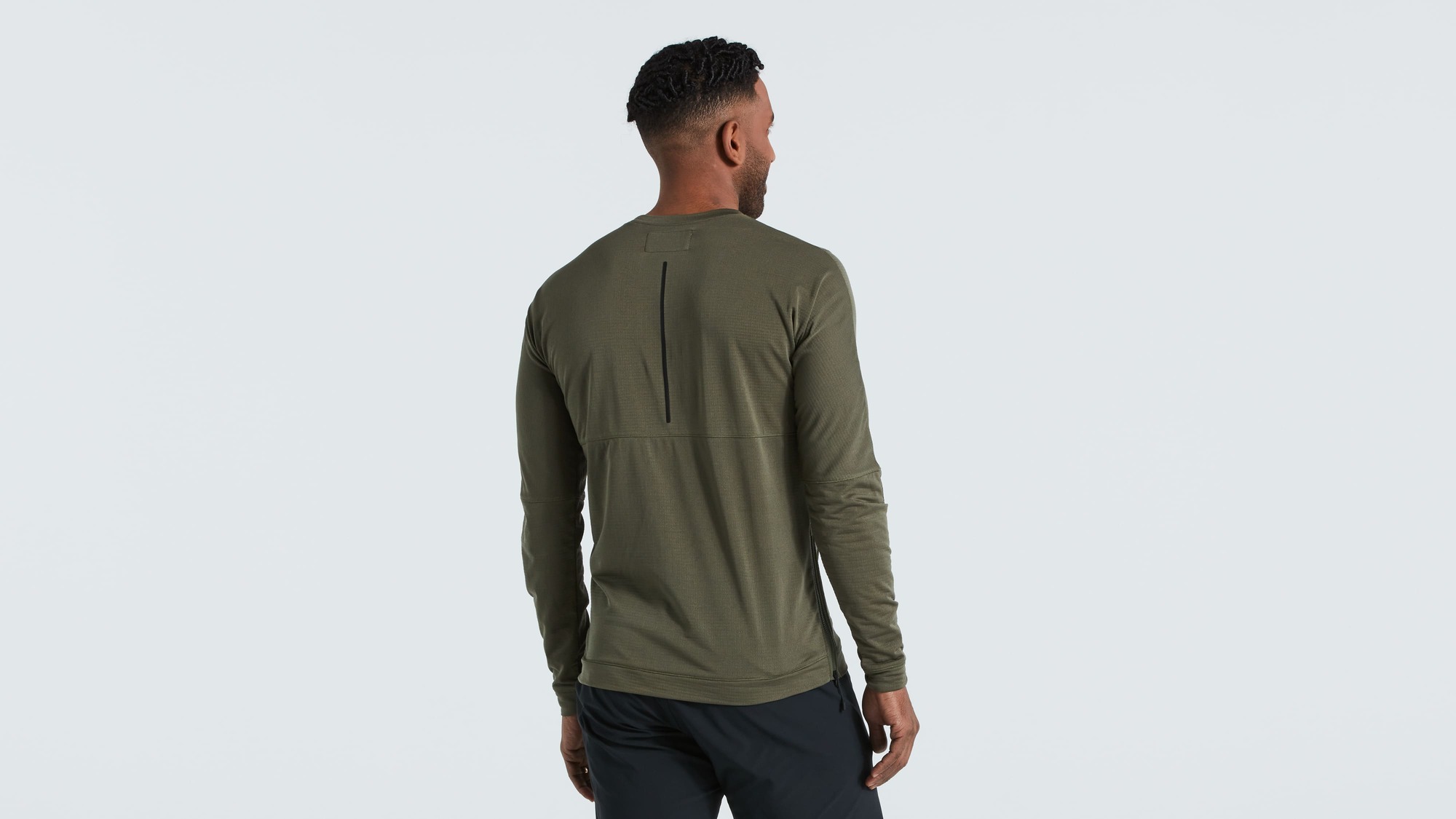 Tricou SPECIALIZED Men's Trail Power Grid LS - Oak Green