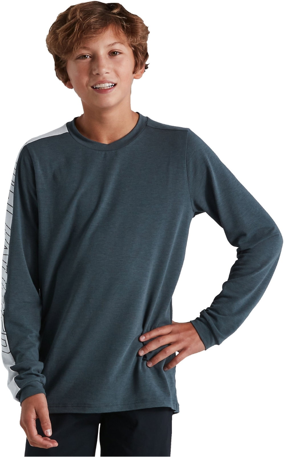 Specialized Tricou SPECIALIZED Youth Trail LS - Cast Battleship