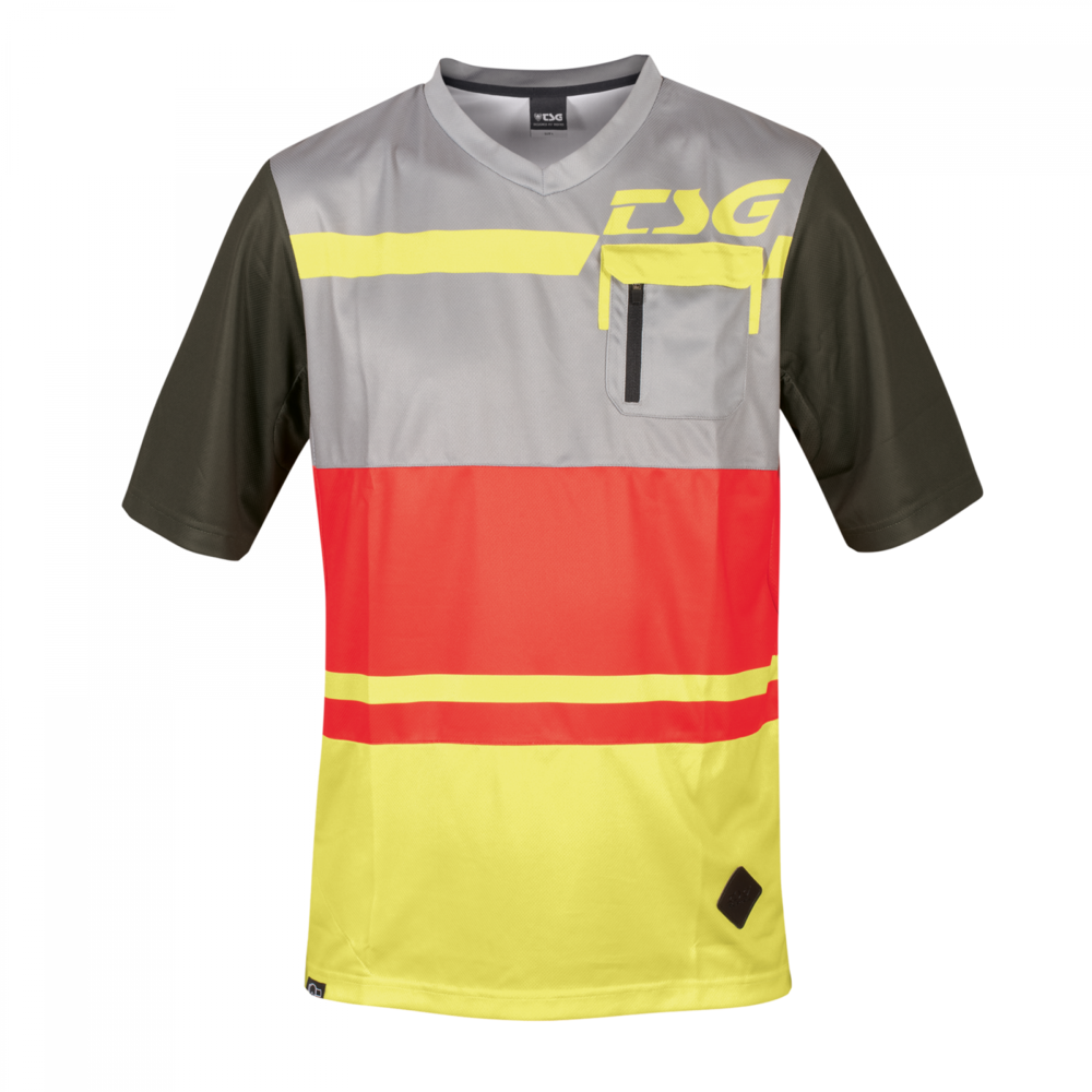 Tsg Tricou TSG SP5 S/S - Red Limeyellow