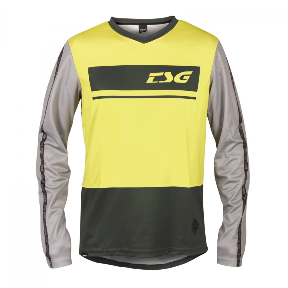 Tsg Tricou TSG Skillz L/S - Black Limeyellow