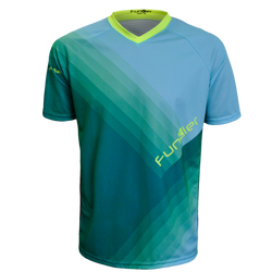 Tricou FUNKIER Termoli Enduro Men S/S - Blue/Green