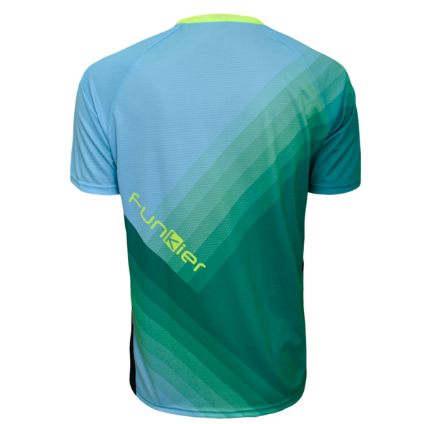 Funkier Tricou FUNKIER Termoli Enduro Men S/S - Blue/Green