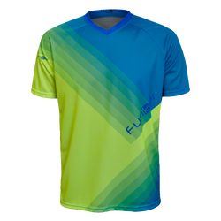 Tricou FUNKIER Termoli Enduro Men S/S - Fluor Yellow/Blue