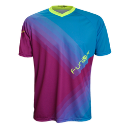 Tricou FUNKIER Termoli Enduro Men S/S - Purple/Blue