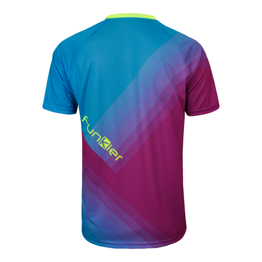 Funkier Tricou FUNKIER Termoli Enduro Men S/S - Purple/Blue