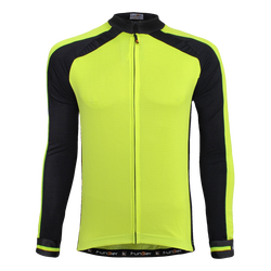 Tricou termic FUNKIER Firenze-LW Winter Kids LS/S - Neon Yellow 14 ani