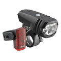 AXA - Lumini bicicleta fata (far fata) Greenline, 30 lux USB, 1 led - negru