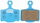 Placute frana CONTEC CBP-160 organic - 25 buc