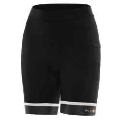 Pantaloni scurti alergare FUNKIER Marsala - Negru/Alb