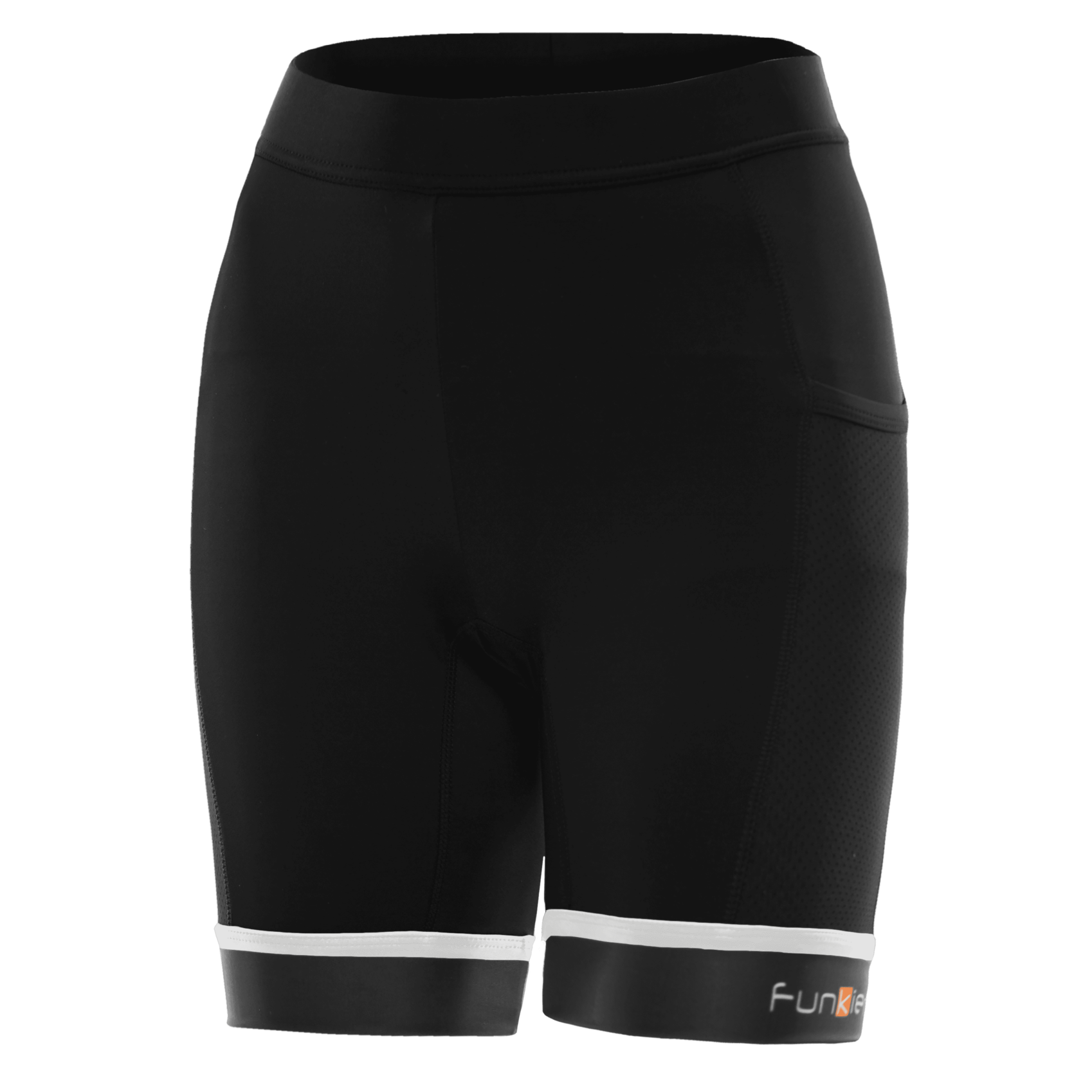 Pantaloni scurti alergare FUNKIER Marsala - Negru/Alb