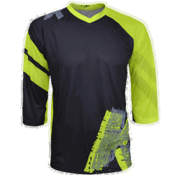 Tricou FUNKIER Dolomiti Enduro - Negru/Galben