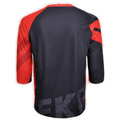 Tricou FUNKIER Dolomiti Enduro - Negru/Rosu