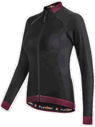 Jacheta termica FUNKIER Bernalda W Pro impermeabil - Negru/Rosu