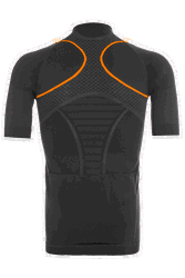 Tricou FUNKIER Respirare Elite - Gri/Portocaliu XS/S