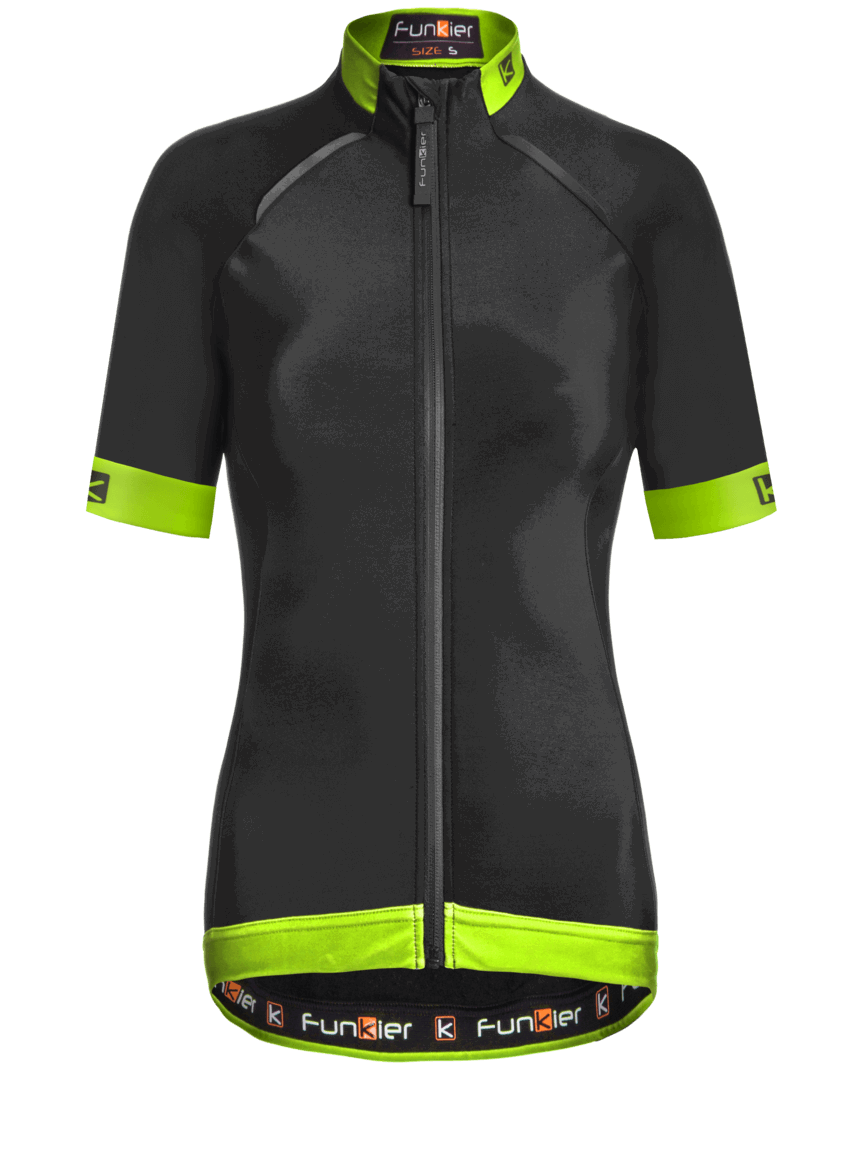 Funkier Tricou termic FUNKIER Bernalda Pro Aqua - Negru/Galben neon