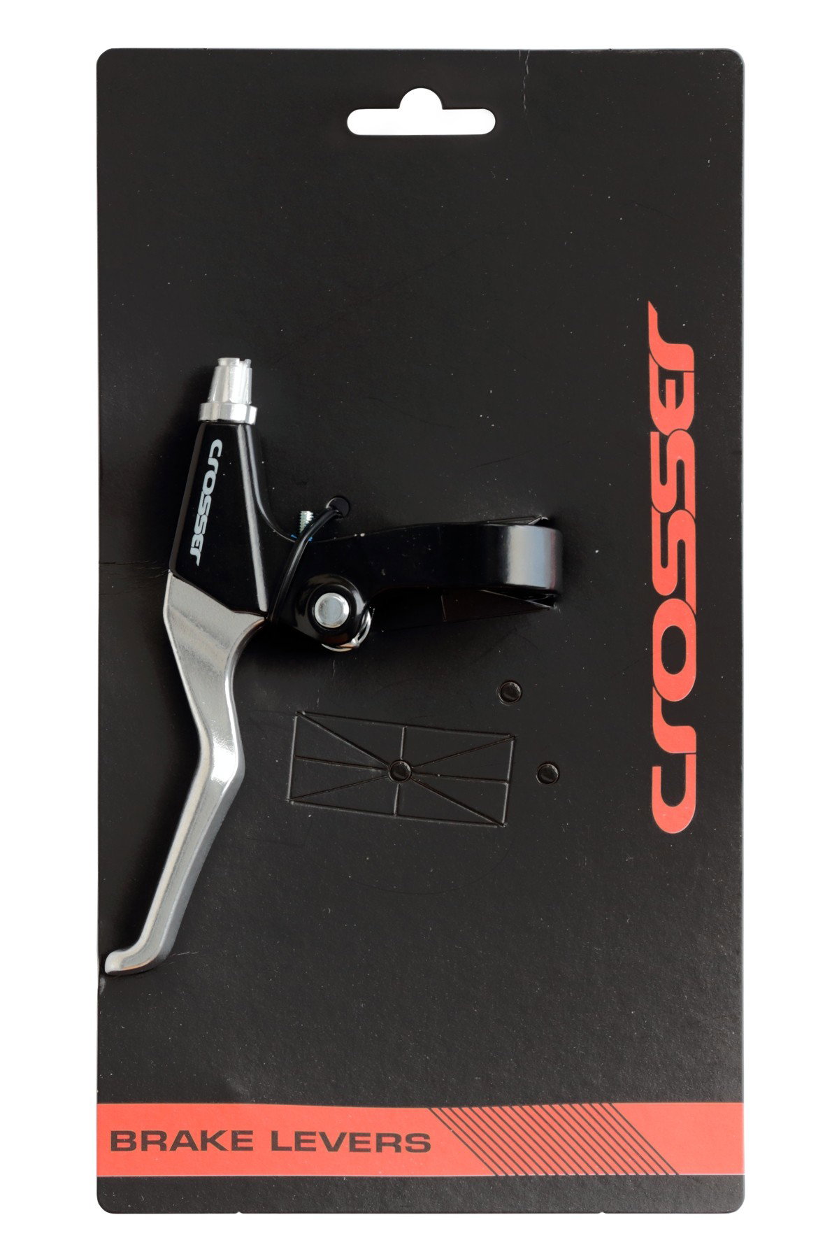 Bicycle Brake Levers Maneta frana CROSSER BL46G L stanga - negru/argintiu