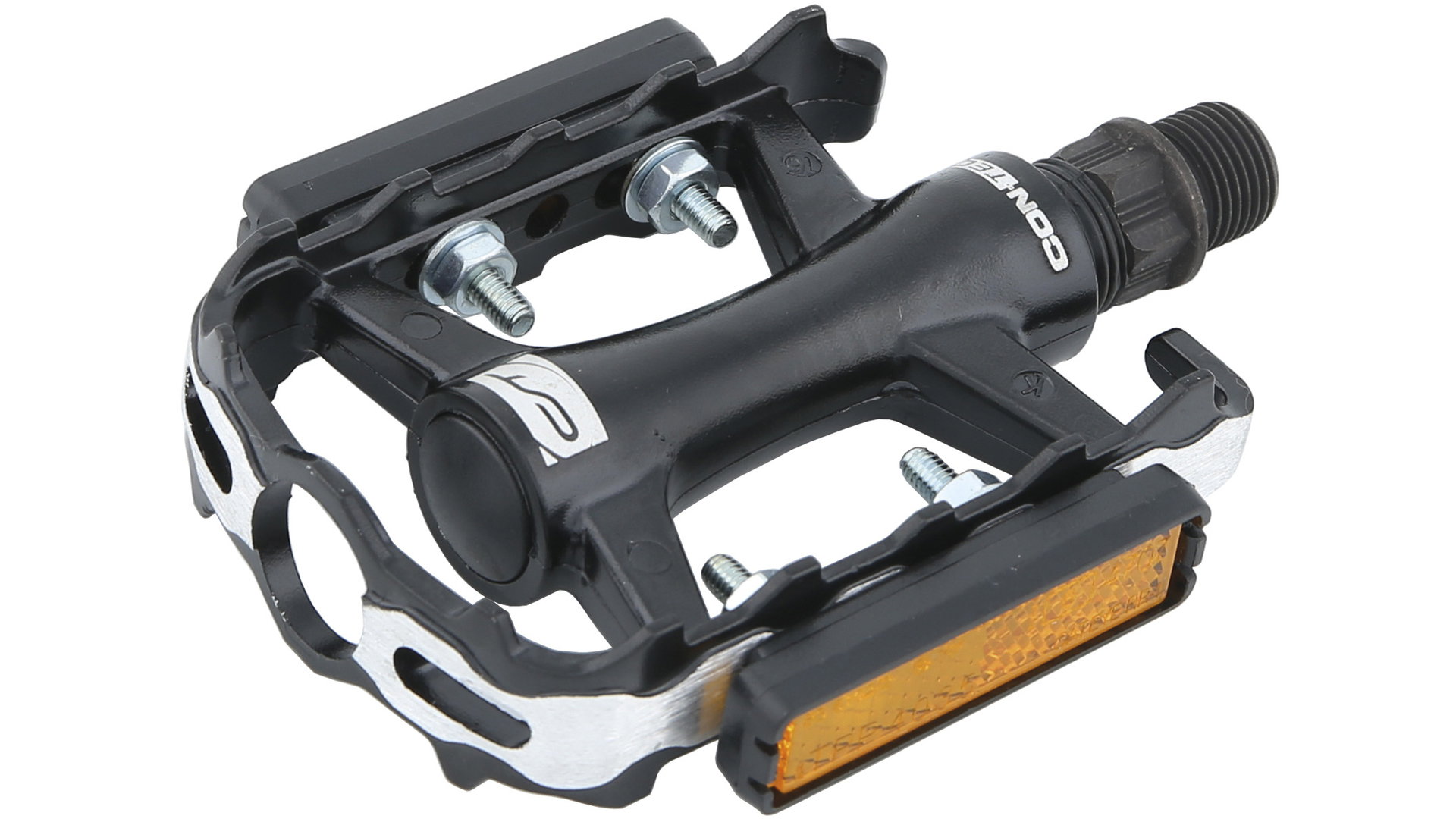 Pedale CONTEC CP-042 MTB/ATB aluminiu - Negru/Argintiu