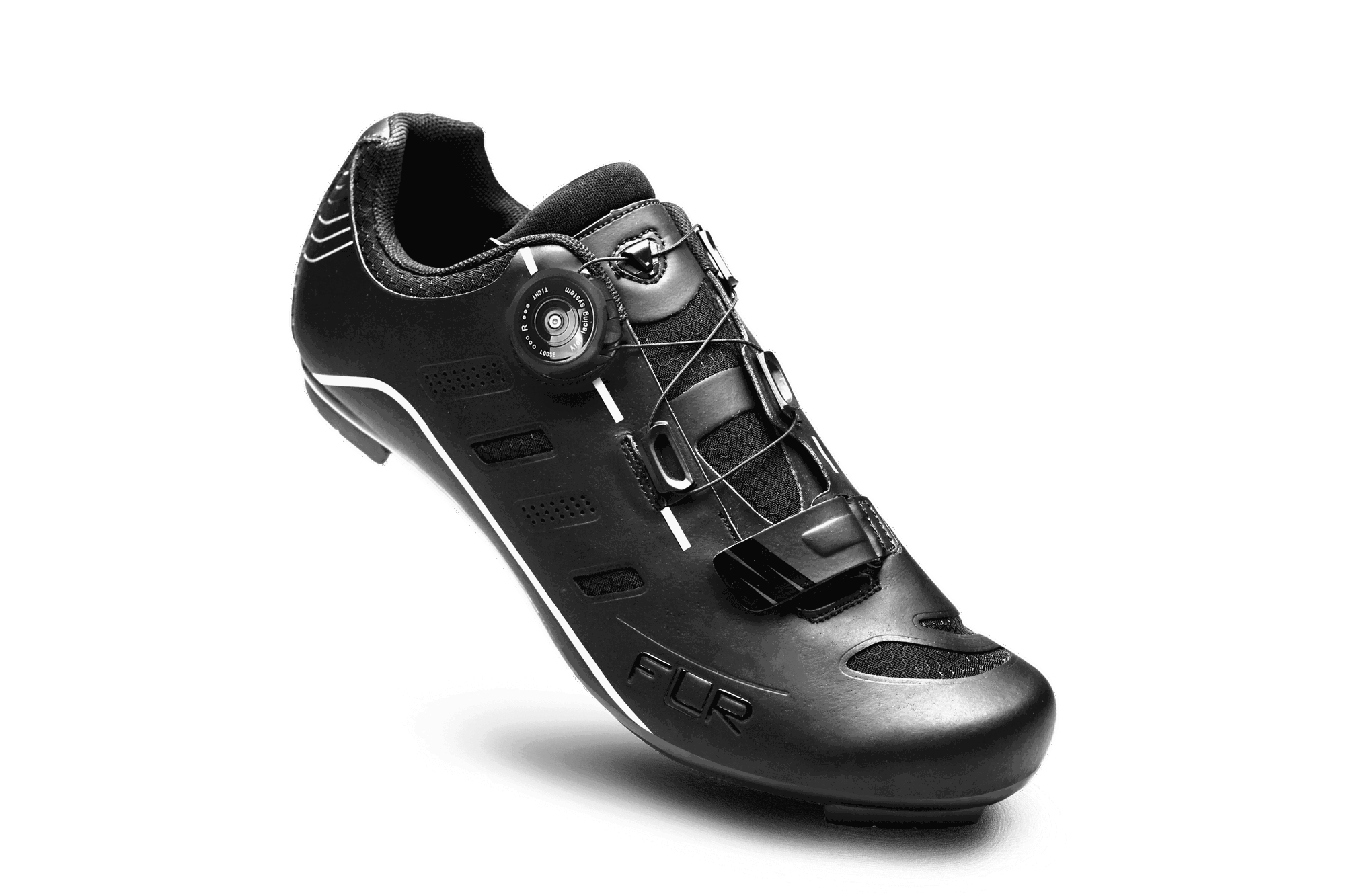 Pantofi ciclism FLR F-22 II Pro Road - Negru 42 (incl. 1 pereche sosete)