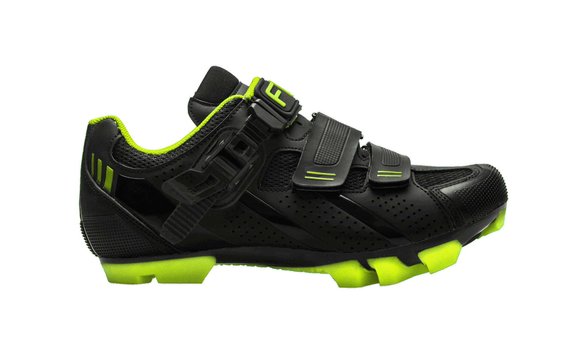 Cycling Apparel & Accessories Pantofi ciclism FLR F-65 III Elite Mtb - Negru/Galben neon