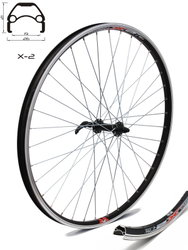 Roata CROSSER X2 36H 26" Fata QR Disc capsata Negru