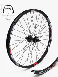 Roata CROSSER X6 36H 26 Fata QR Disc capsata Negru