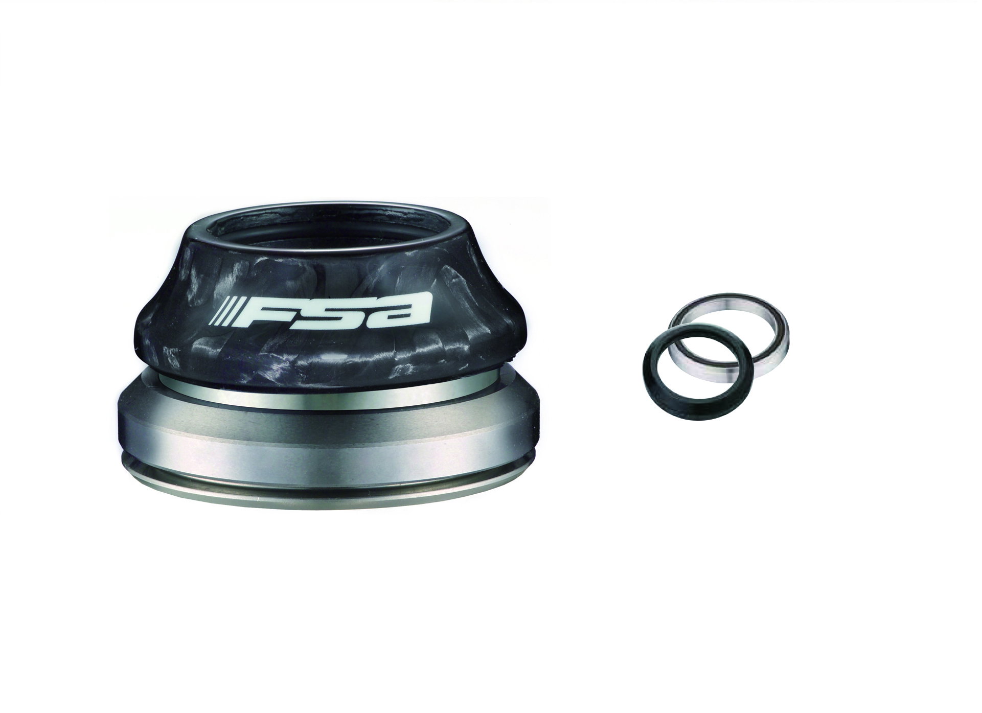 Bicycle Headset Parts Cuvete furca FSA NO.42/48CF ACB 1 1/8" sus 1.5" jos tapered OD 48/56mm ID 42/52.1mm